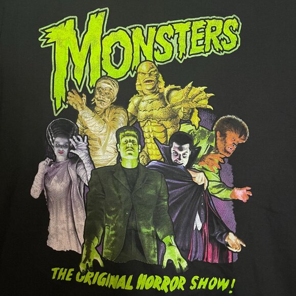 Monsters the Original Horror Show Graphic T-shirt size Large - Picture 2 of 4